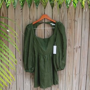 Reformation Brodie Linen Dress